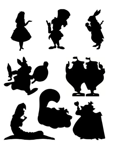 Alice In Wonderland - Stencil