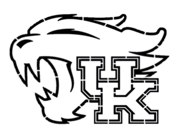 UK University of Kentucky Wildcats - Stencil – My Custom Stencils uk-university-of-kentucky-wildcats-stencil-my-custom-stencils