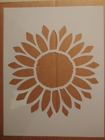 Sun Flower Sunflower - Custom Stencil