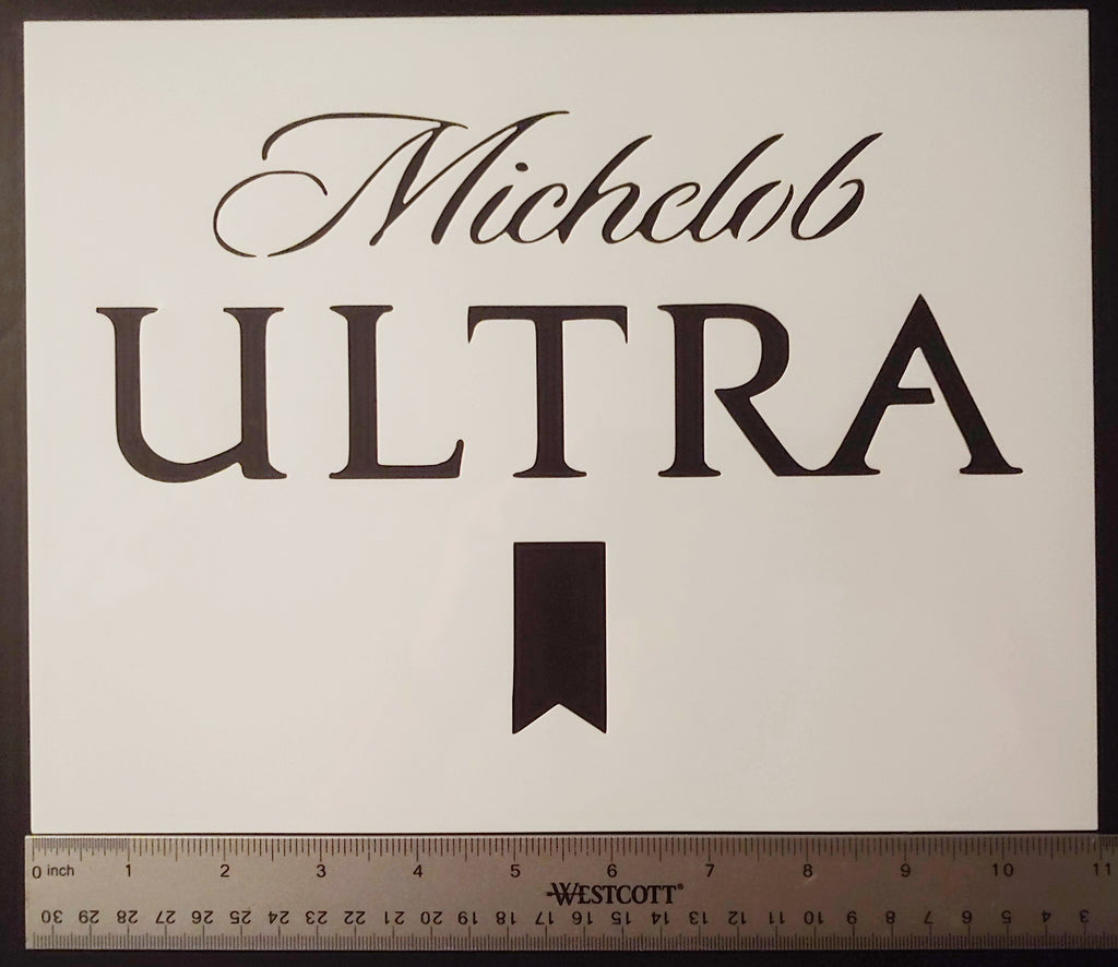 Michelob Ultra Beer - Custom Stencil