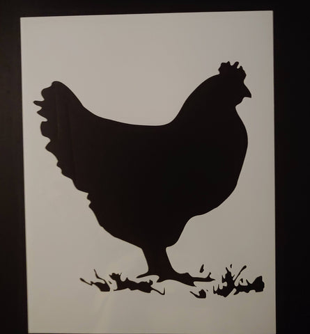 Chicken Rooster 8.5" x 11" Sheet Custom Stencil FAST FREE SHIPPING