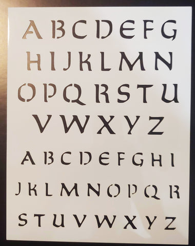 New Orleans Saints Font Alphabet - Custom Stencil