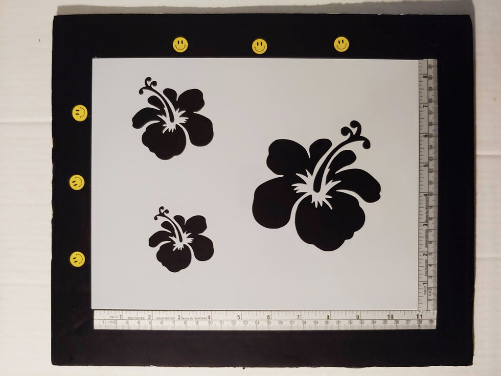 HIbiscus Flower - Custom Stencil