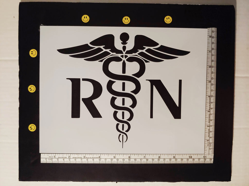 Rn Sign Card Red Rn Symbol