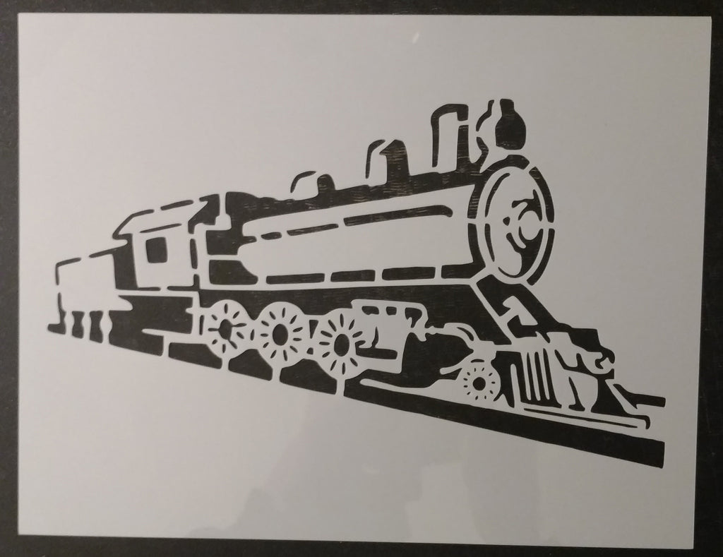 Locomotive Train Steam Engine Custom Stencil - Fast Free Shipping