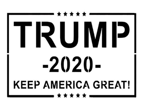 Trump 2020 Keep America Great MAGA KAG 2020 Custom Stencil