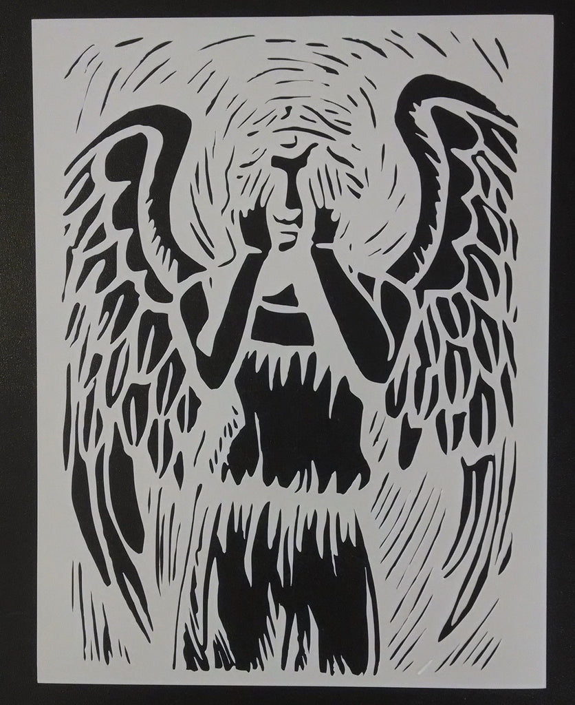 Dr. Who Weeping Angel - Stencil