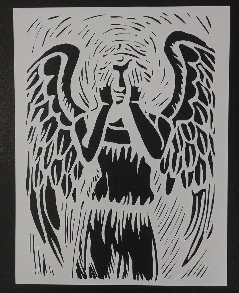 Dr. Who Weeping Angel - Stencil – My Custom Stencils Dr. Who Weeping Angel - Stencil – My Custom Stencils