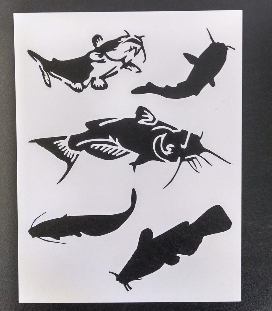 Cat Fish - Stencil