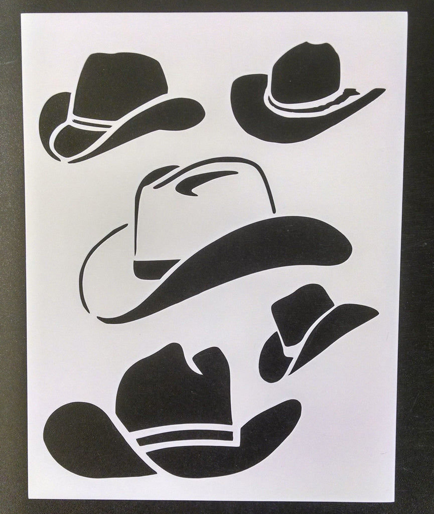 Cowboy Hats - Stencil