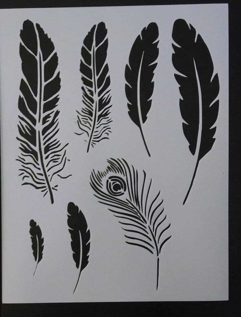 Feathers - Stencil