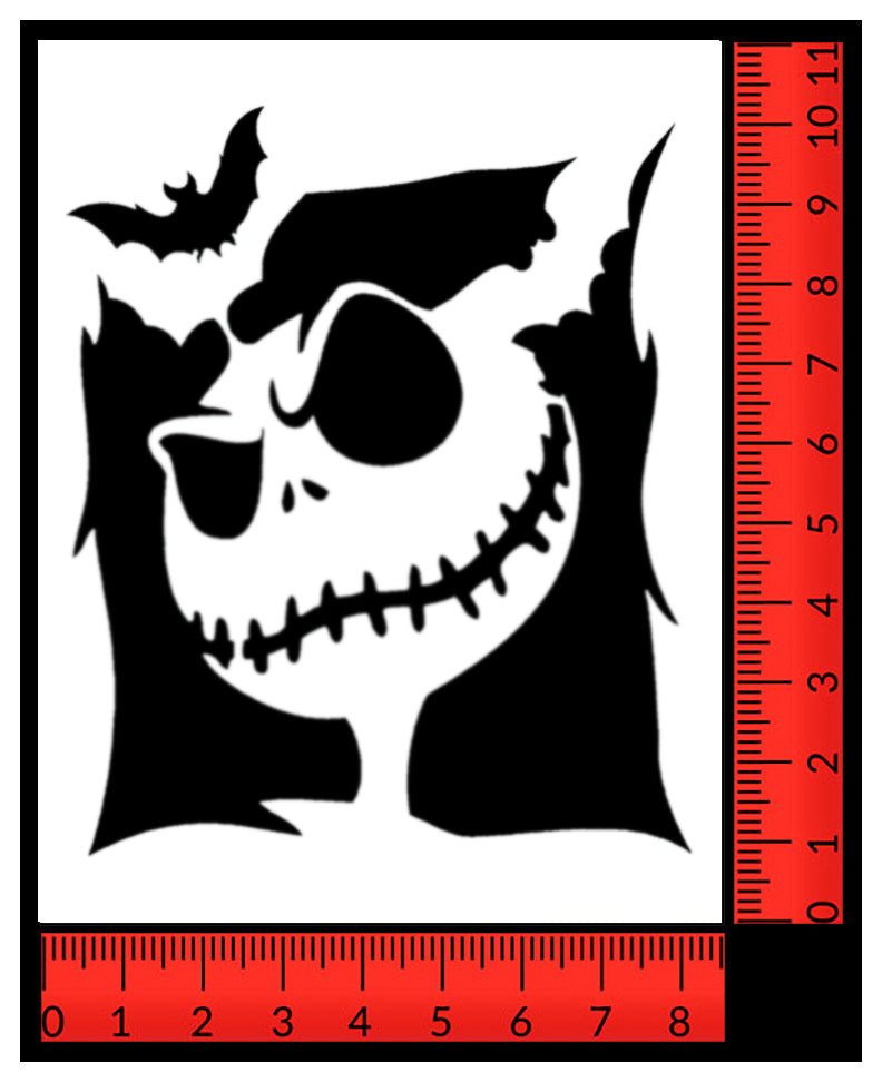 Jack Skellington Nightmare Before Christmas Pumpkin Carving Craft Sten – My Custom Stencils Jack Skellington Nightmare Before Christmas Pumpkin Carving Craft Sten – My Custom Stencils