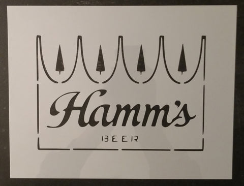 Hamm's Hamms Beer - Custom Stencil