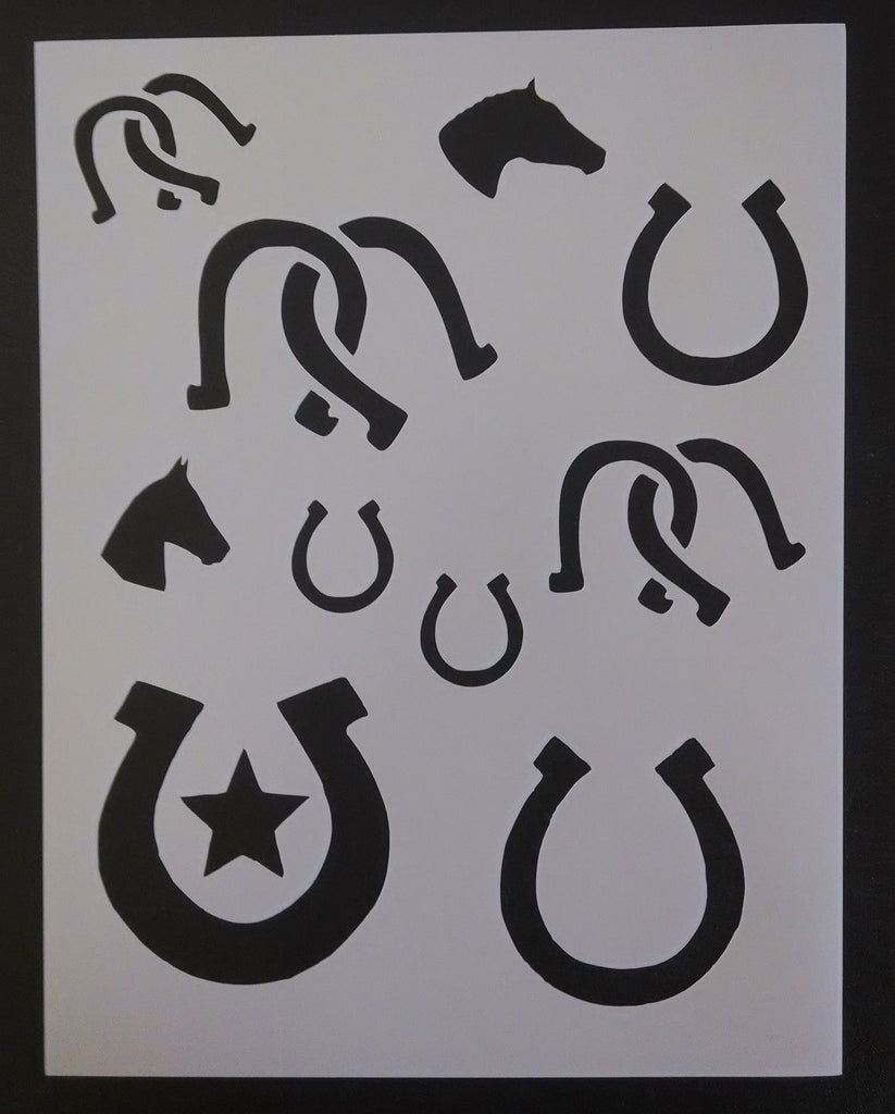 Horseshoes - Stencil