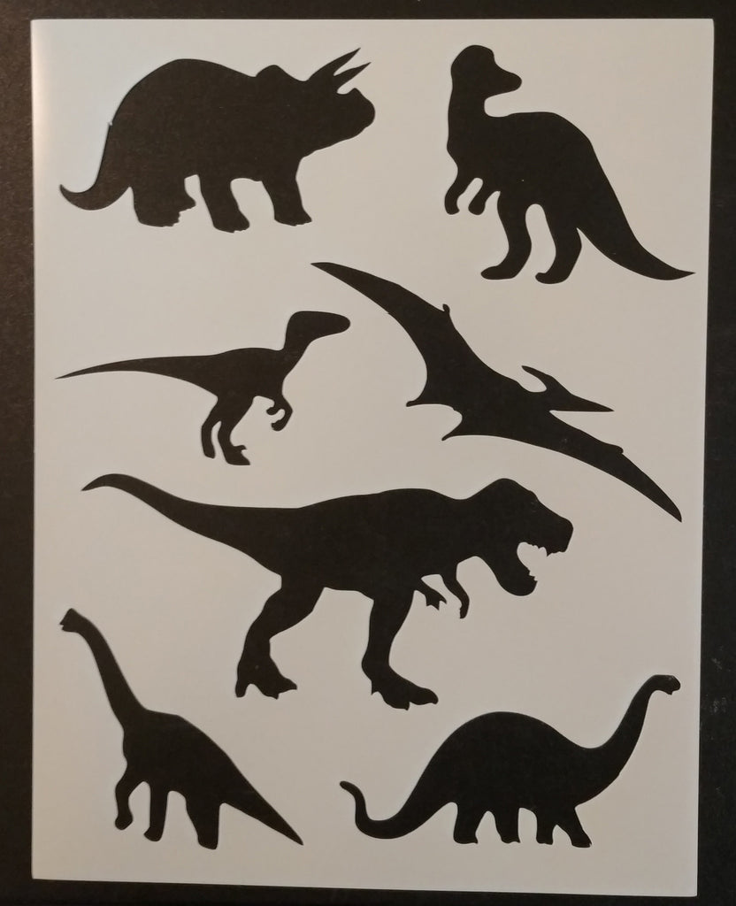 Jurassic Park Dinosaur 11 x 8.5 Sheet Custom Stencil FAST FREE SHIPPING