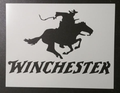 Winchester Rifle Ammo Ammunition - Stencil