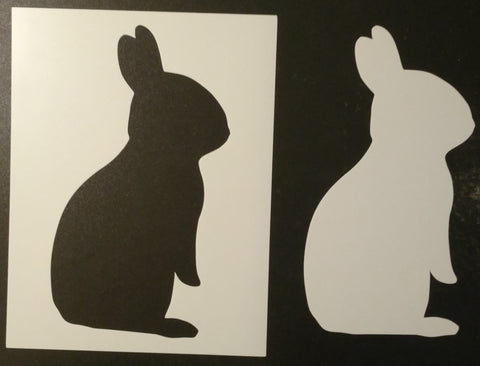 Bunny Rabbit Silhouette Stencil