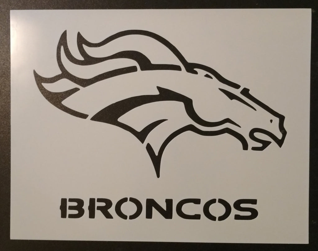 Denver Broncos Stencil