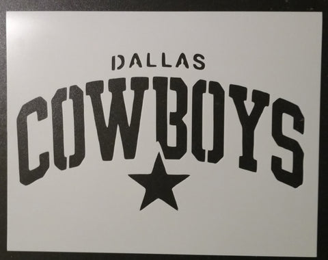 Cowboys Letter and Number Stencil SetsComplete / 6 / 10 mil