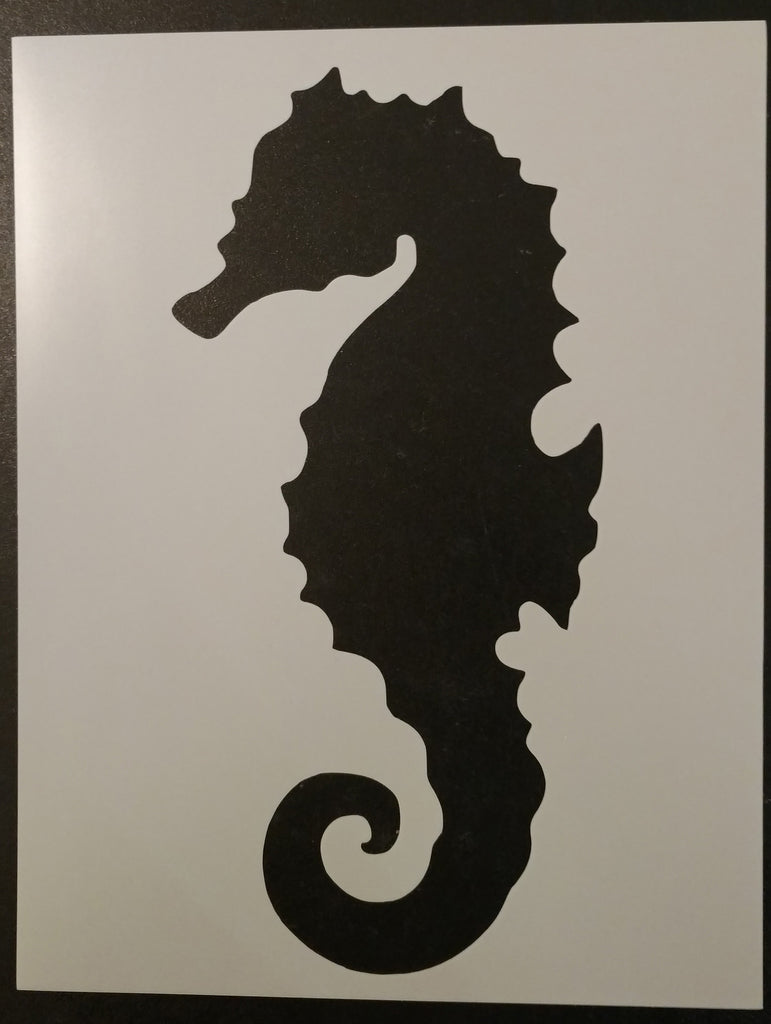Seahorse 8.5" x 11" Stencil