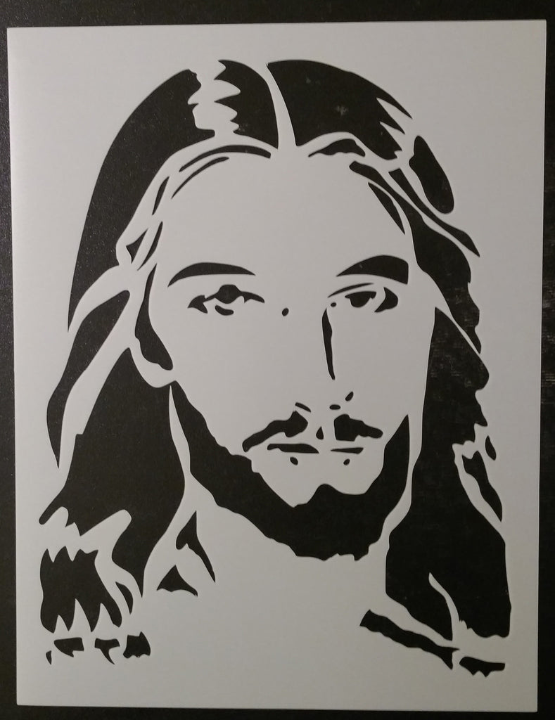 Jesus Christ Face 8.5" x 11" Stencil