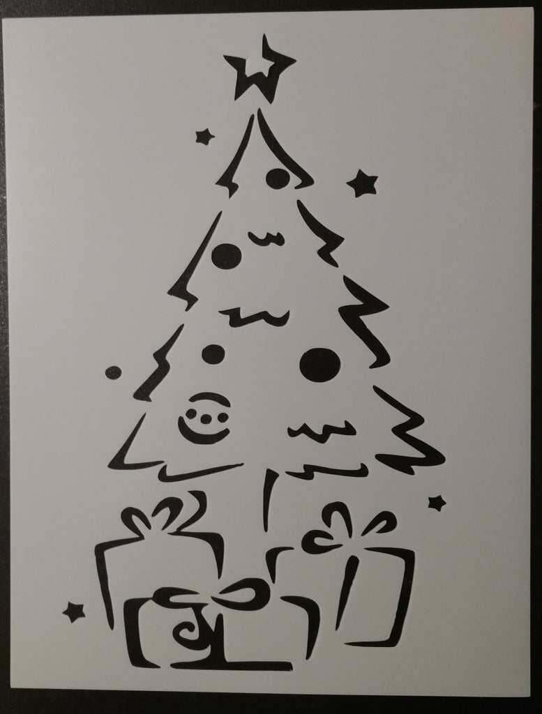 Pine Tree Stencil 2