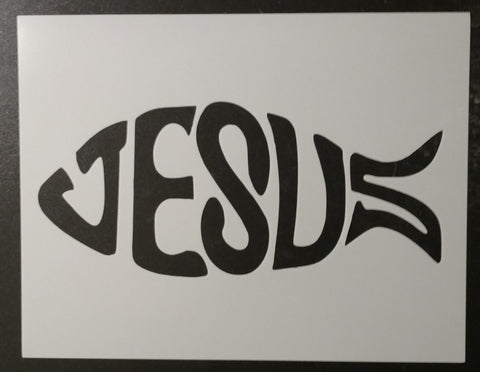Jesus Fish - Stencil