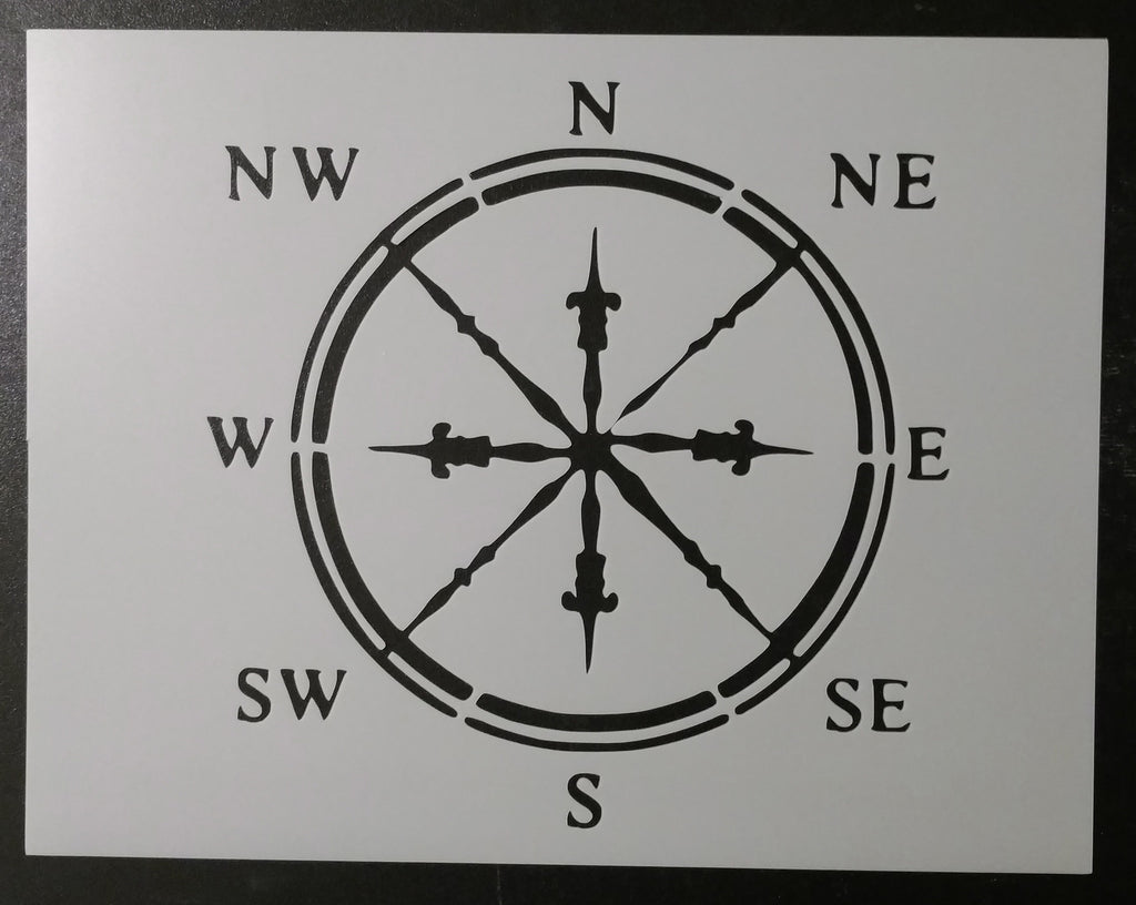 Classic Compass - Stencil
