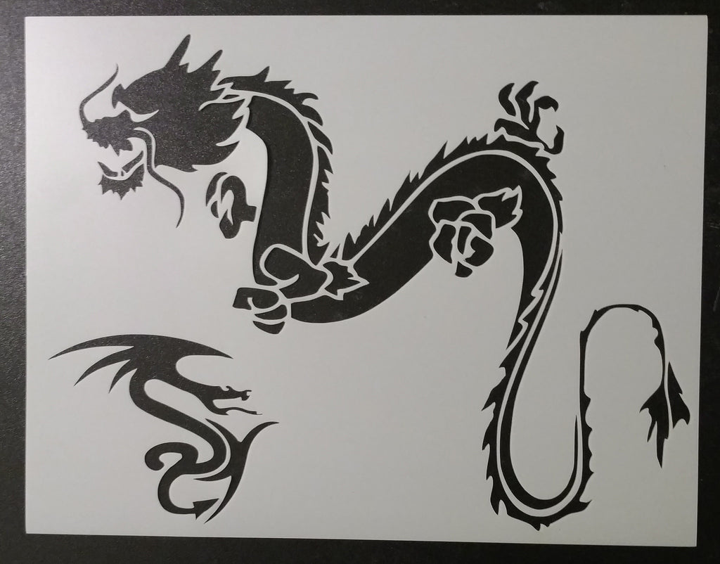 Chinese Dragon - Stencil
