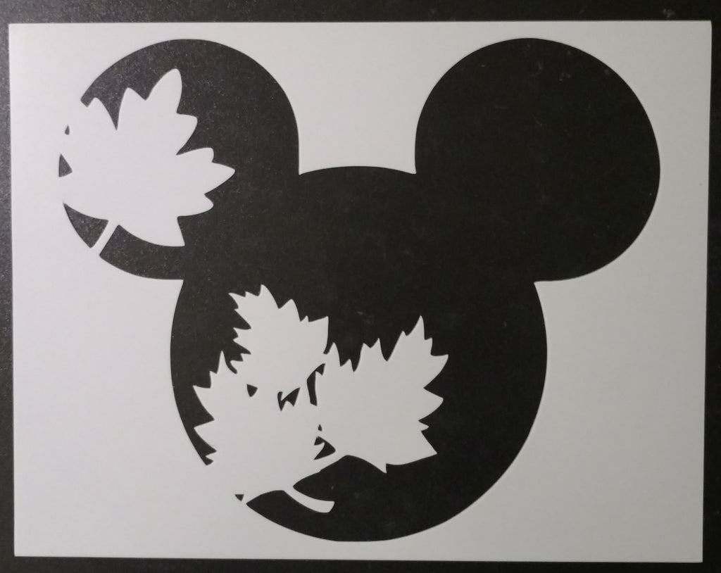 Fall Mickey Mouse - Stencil