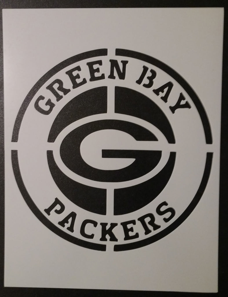 Round Green Bay Packers - Stencil