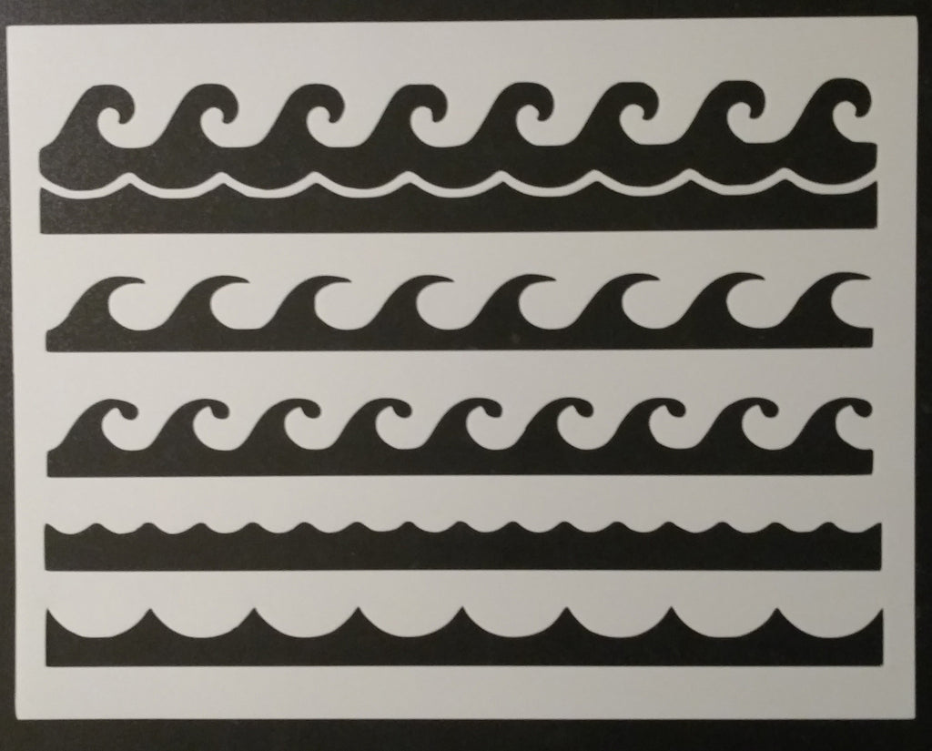Ocean Waves Patterns - Stencil – My Custom Stencils ocean-waves-patterns-stencil-my-custom-stencils