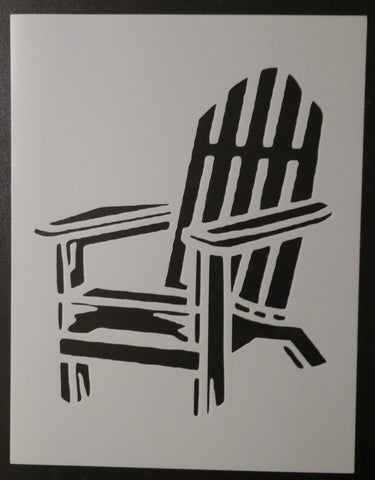 Adirondack Beach Chair - Stencil
