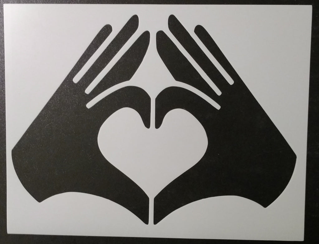 Hands / Heart - Stencil