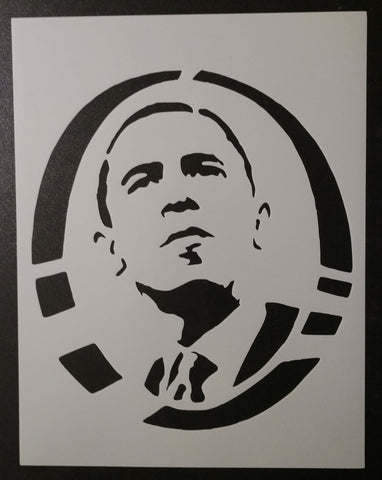 Barack Obama O President - Stencil