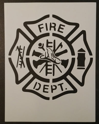 Fire Department - Stencil