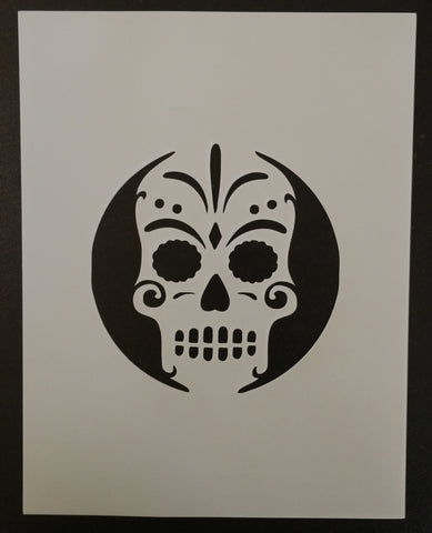 Day of the Dead Sugar Skull - Stencil