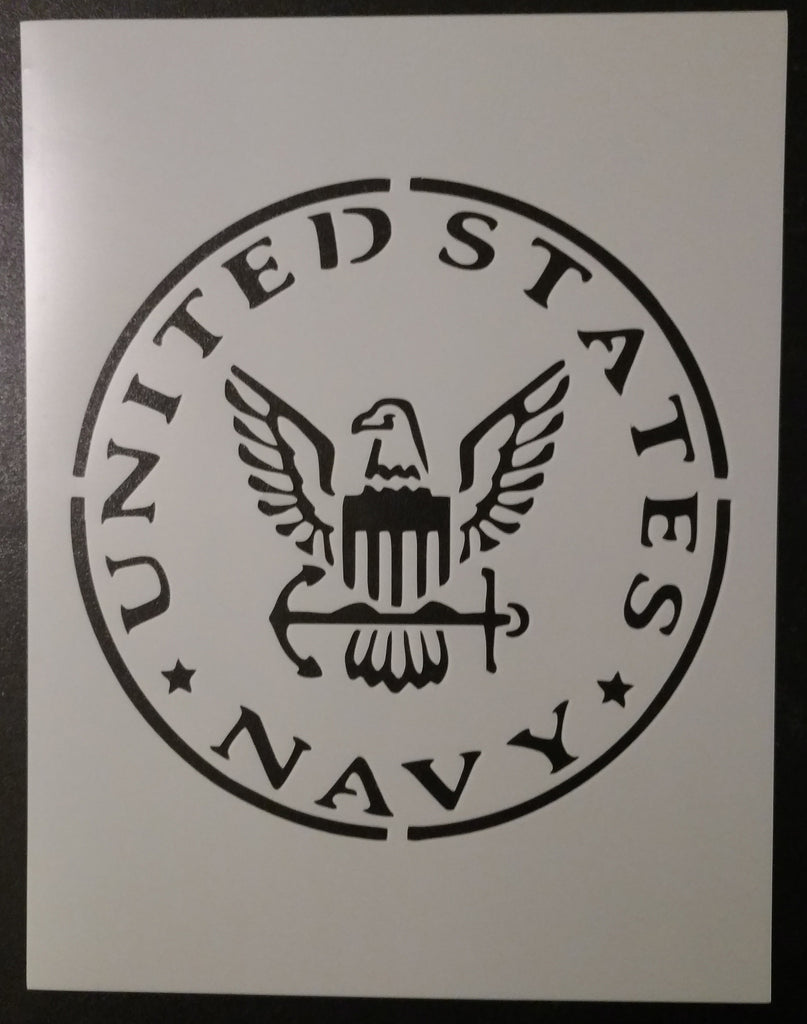 U.S. Navy (Round) - Stencil