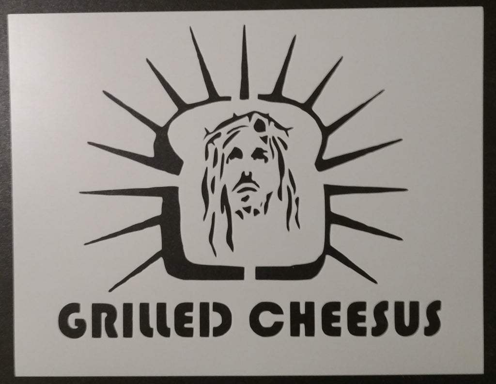 Grilled Cheesus Jesus - Stencil