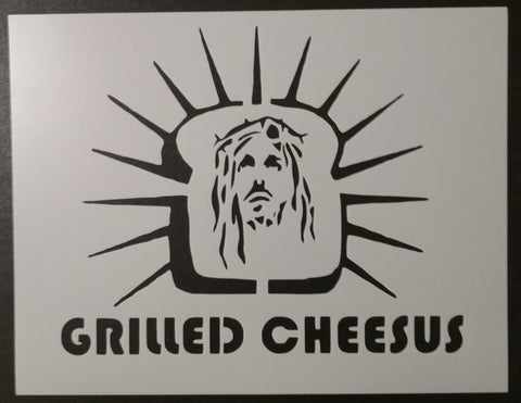 Grilled Cheesus Jesus - Stencil