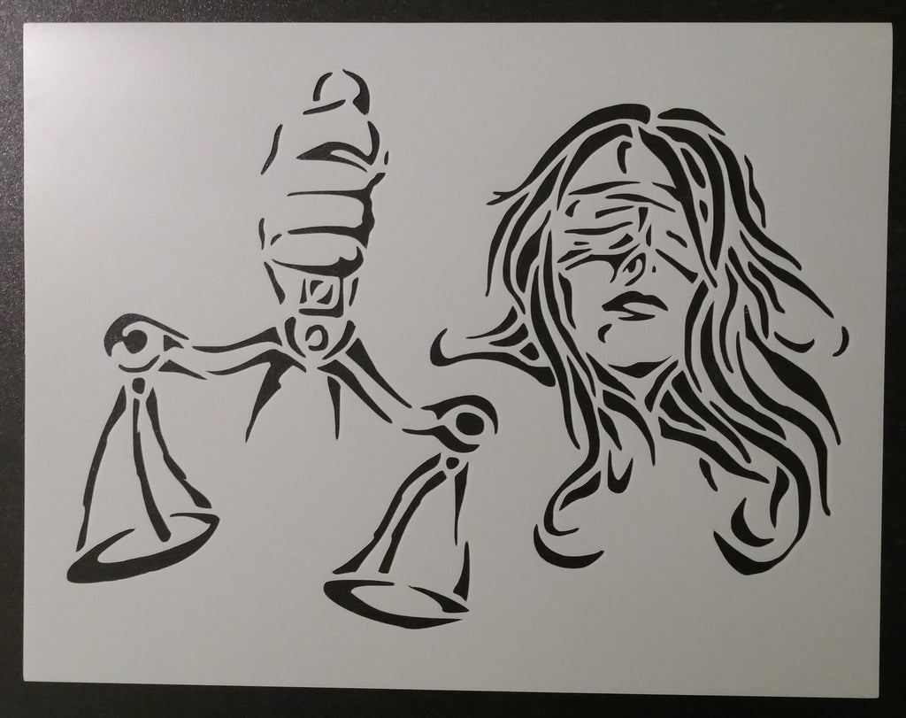 Lady Justice - Stencil