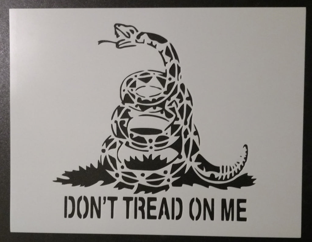 Don't Tread On Me / Gadsden Flag - Stencil – My Custom Stencils Don't Tread On Me / Gadsden Flag - Stencil – My Custom Stencils