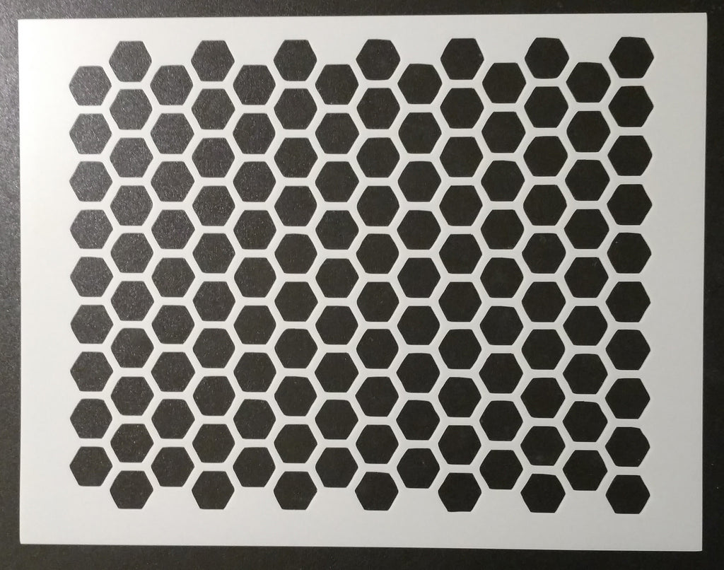 Honeycomb Honey Comb Pattern - Stencil