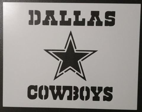 Cowboys Letter and Number Stencil SetsComplete / 6 / 10 mil