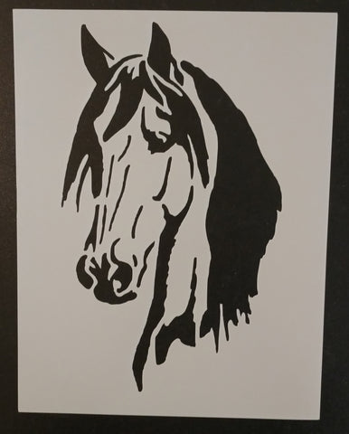Horse Head - Stencil