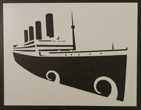 Titanic Ocean Liner Cruise Ship - Stencil