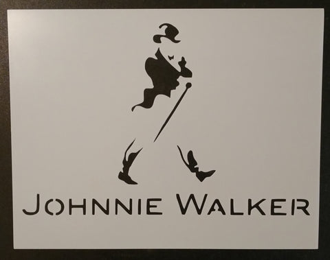 Johnnie Walker Scotch Whisky Whiskey  - Stencil