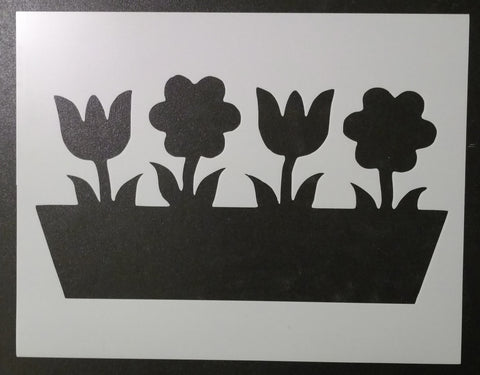 Spring Flowers - Stencil