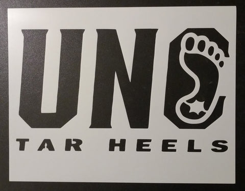 North Carolina Tar Heels UNC - Stencil
