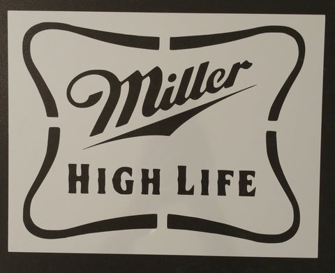Miller High Life - Stencil